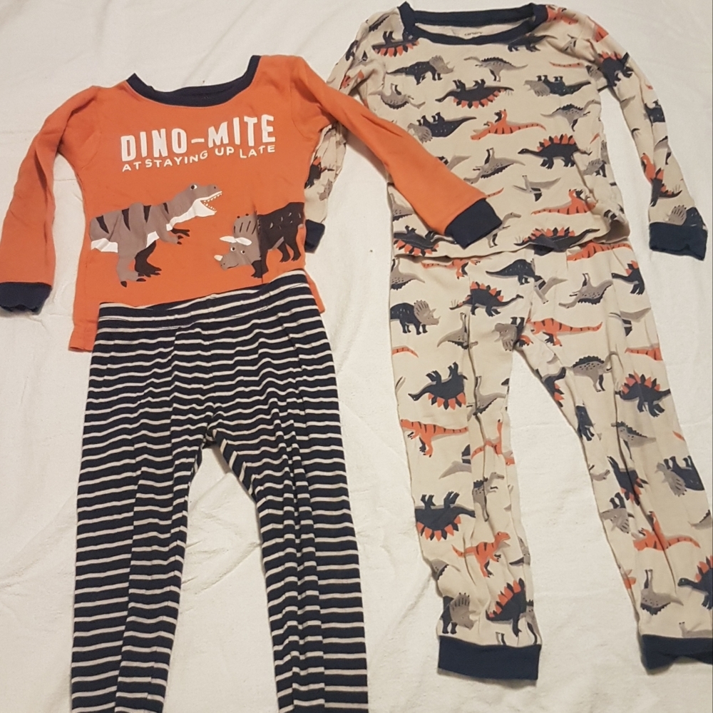 Mix and Match Set two size 3T Dinosaur PJs